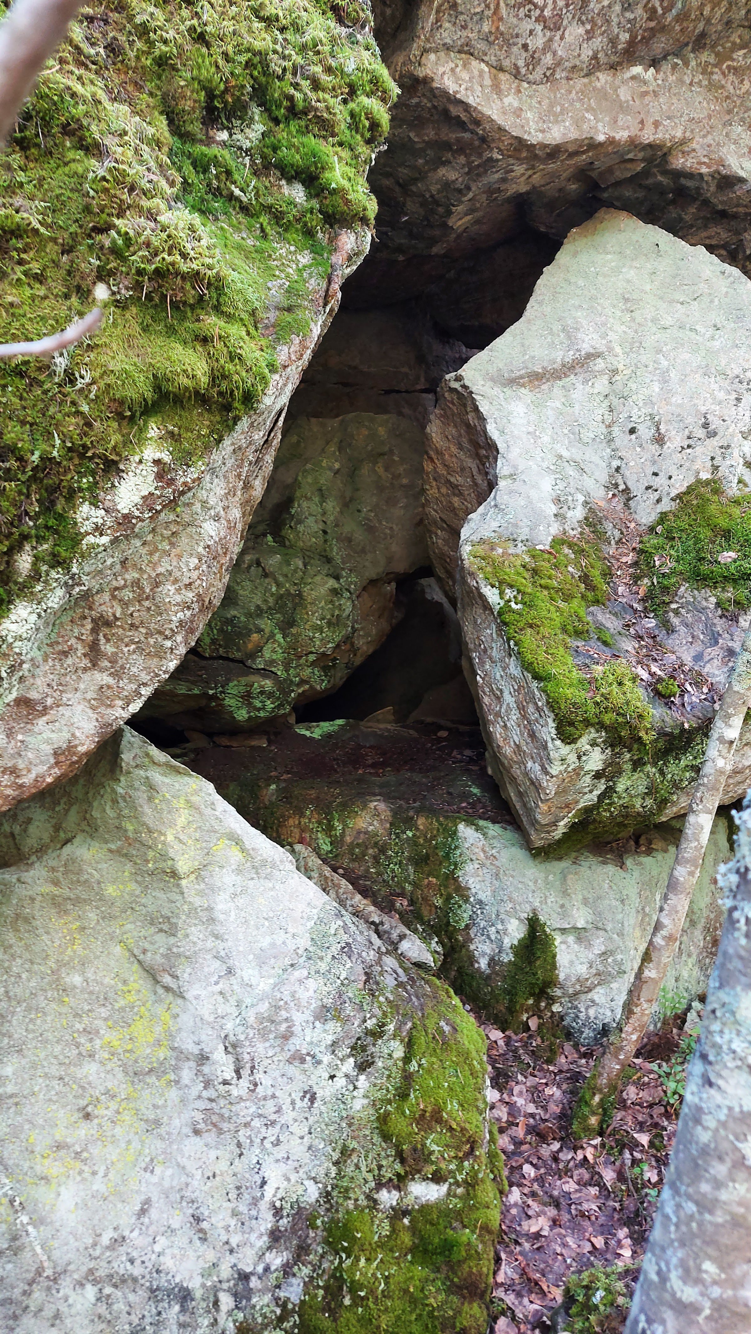 Enkelinpesä Broken Erratic (Enkelinpesän hajonnut siirtolohkare)